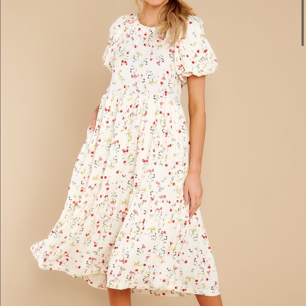 Floral midi dress
